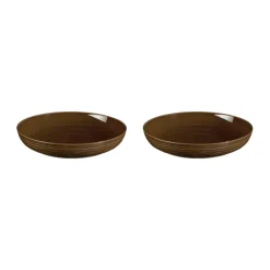 Terra schaal Ø28 cm 2-pack, Earth Brown