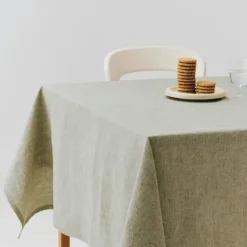 Terrazza tafelkleed, Soft olive, 230x150 cm