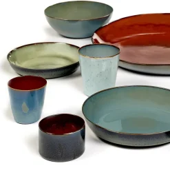 Terres de Rêves bord 21 cm, Smokey blue-dark blue