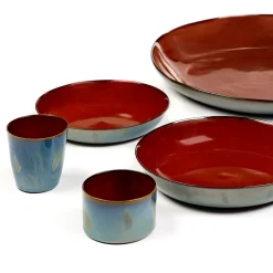 Terres de Rêves bordje 17,5 cm, Rust-smokey blue