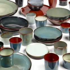 Terres de Rêves bordje 17,5 cm, Smokey blue-dark blue