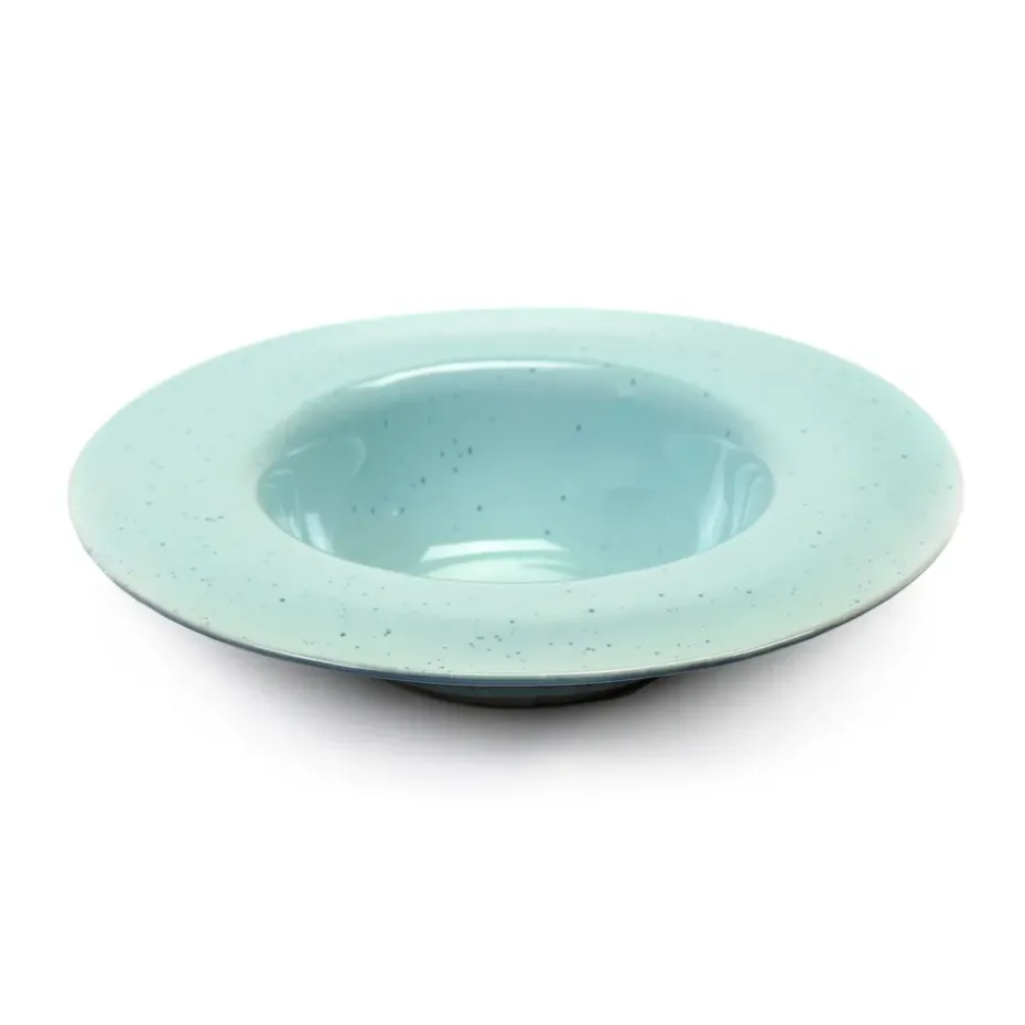 Terres de Rêves diep bord 21,3 cm, Light blue-smokey blue