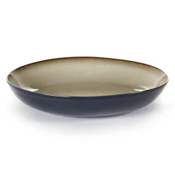 Terres de Rêves pastabord 23,5 cm, Misty grey-dark blue