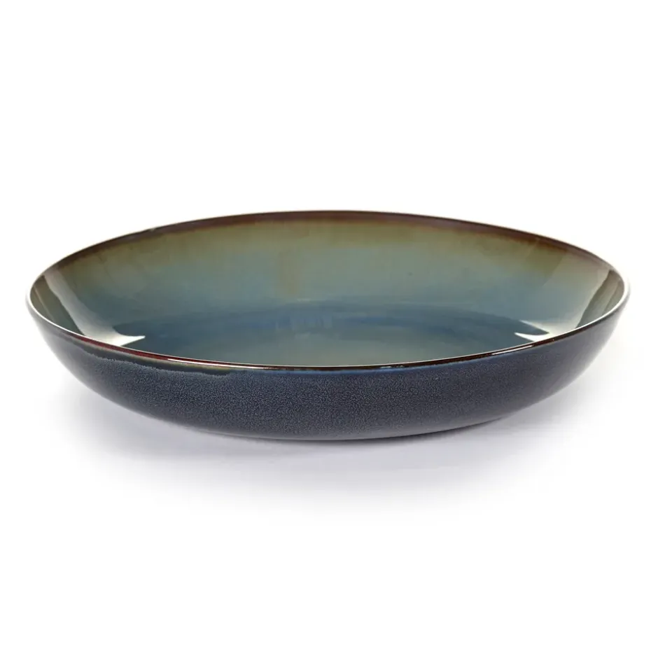 Terres de Rêves pastabord 23,5 cm, Blue grey-dark blue