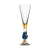 The Sparkling Devil champagneglas 19 cl, Blauw