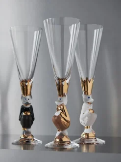 The Sparkling Devil champagneglas 19 cl, Goud