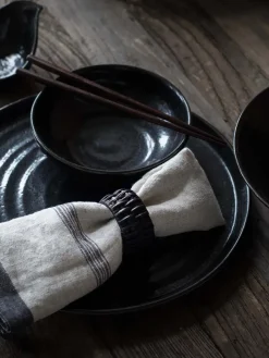 Thea servet 50x50 cm, Denim Stripe