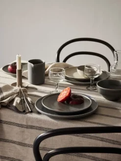 Thea tafelkleed 145x330 cm, Denim stripe