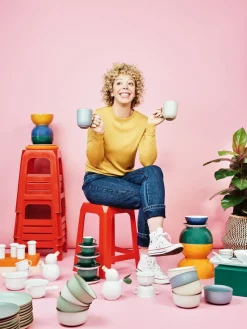 Thomas Nature kom Ø13 cm, Sand