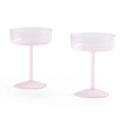 Tint coupe glas 20 cl 2-pack, Roze