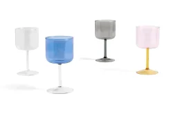 Tint wijnglas 25 cl 2-pack, Roze-geel