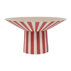 Toppu centerpiece hoog Ø30x17 cm, Red-peach