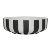 Toppu schaal Ø20 cm, Black-white