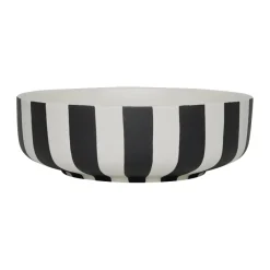Toppu schaal Ø20 cm, Black-white