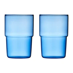 Torino glas 40 cl 2-pack, Blue