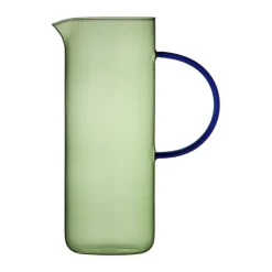 Torino glazen kan 1,1 l, Green-blue