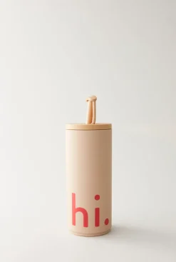 Travel Life thermosfles met rietje 50 cl, Hi-beige