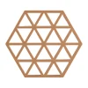 Triangle pannenonderzetter, Light Terracotta