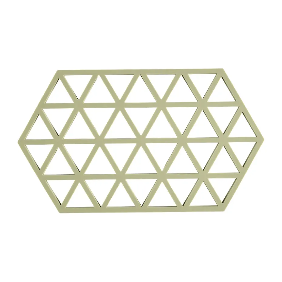 Triangle pannenonderzetter groot, Matcha Green
