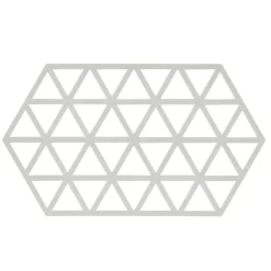 Triangle pannenonderzetter groot, Warm grey