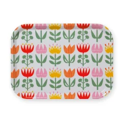 Tulip klein dienblad 20x27 cm, Multi