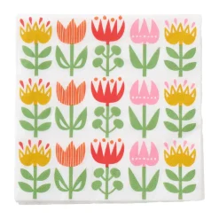 Tulip servet 33x33 cm 20-pack, Multi