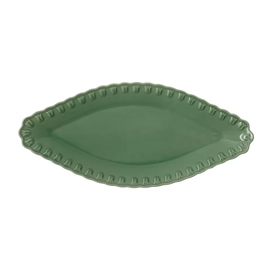 Tulipa ovale schaal 20x45 cm, Verona green