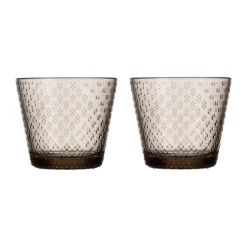 Tundra drinkglas 29 cl 2-pack, Linnen