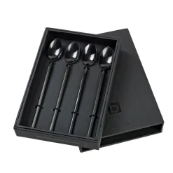 Tvis lange lepels 4-pack, zwart