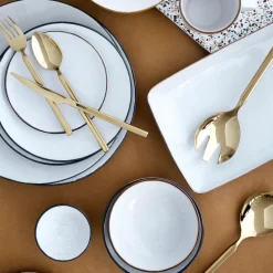 Tvis vork 4-pack, goud