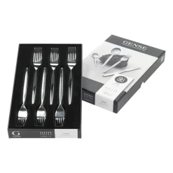 Twist taartvorkje 6-pack, Roestvrij staal