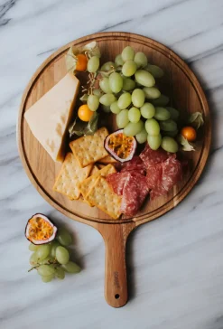 Ulli serveerplank Ø25,5 cm, Natuur