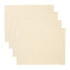 Uni placemat 35x46 cm 4-pack, Crèmig beige