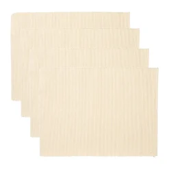 Uni placemat 35x46 cm 4-pack, Crèmig beige