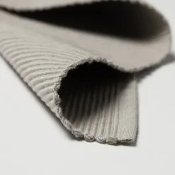 Uni placemat 35x46 cm 4-pack, Lichtgrijs