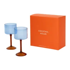 Urban Nature Culture geschenkset gin-tonicglazen 2-pack, Blue