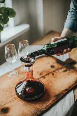 Valu dekantatietrechter met zeef, Roestvrij staal