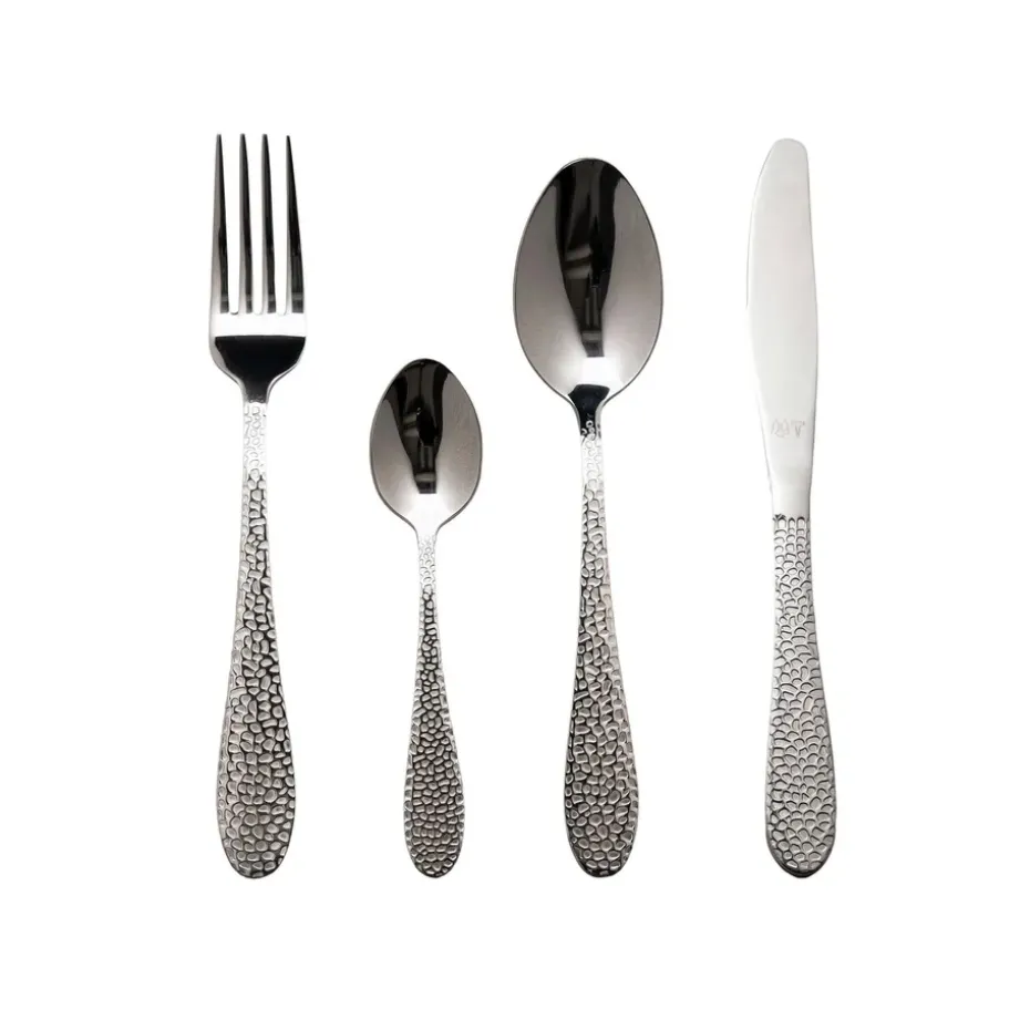 Vargen & Thor bestekset 16-delig, Gråfot, zilver