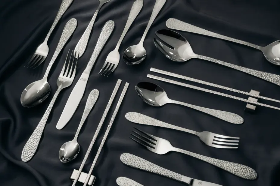 Vargen & Thor bestekset 16-delig, Gråfot, zilver