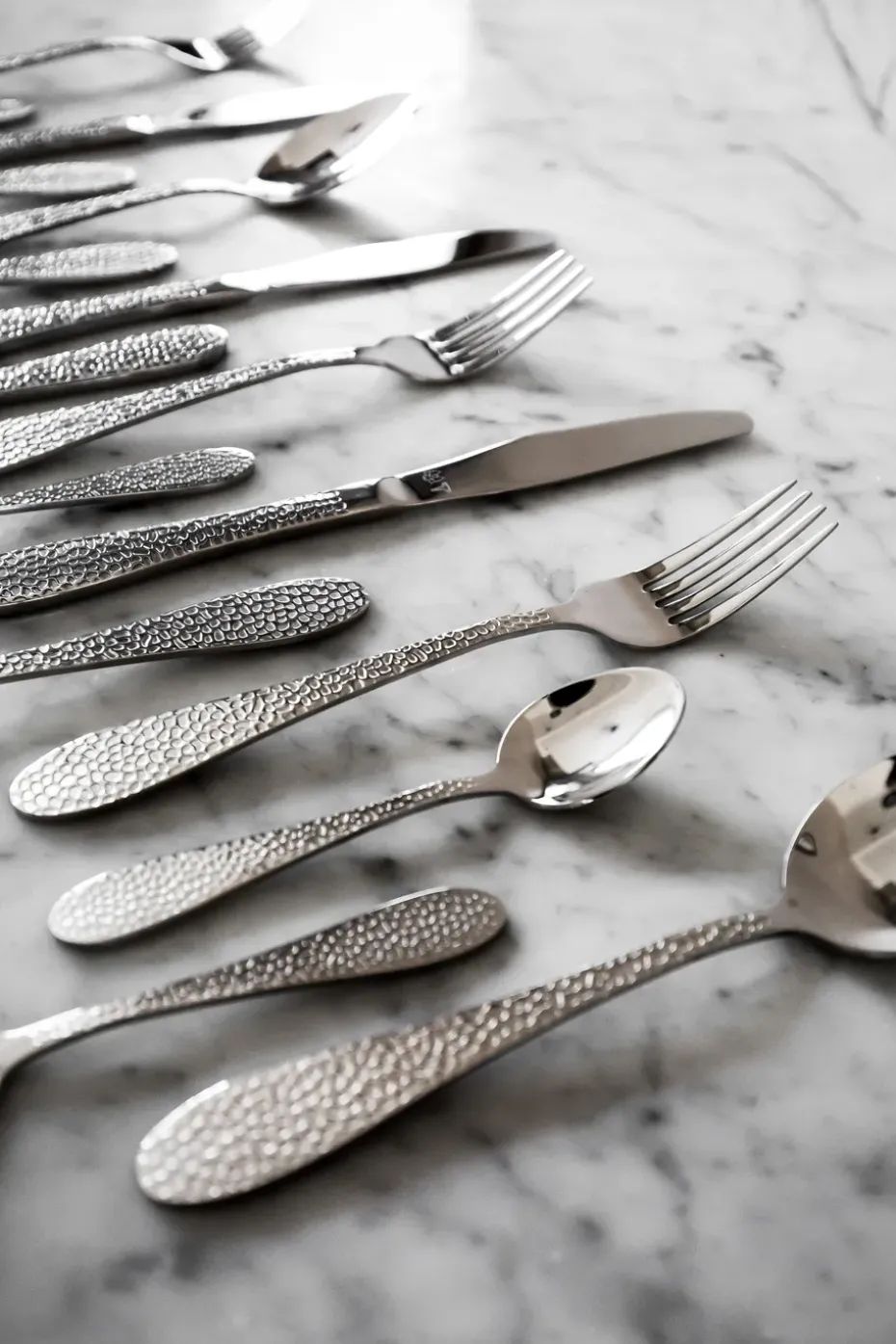 Vargen & Thor bestekset 16-delig, Gråfot, zilver