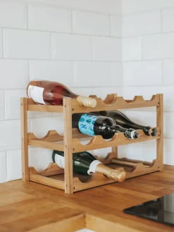Varo wijnrek 12 flessen, Acacia