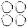 Vasa servetring 4-pack, Zilver