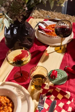 Veggie glasonderzetter Ø10 cm 2-pack, Groen