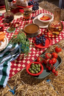 Veggie glasonderzetter Ø10 cm 2-pack, Groen