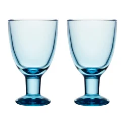 Verna drinkglas 22 cl 2-pack, Aqua