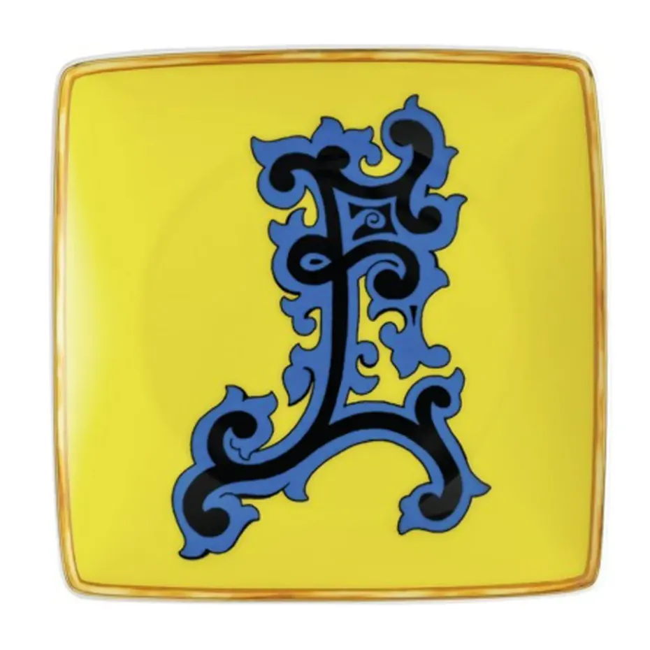 Versace Holiday Alphabet schotel 12 cm, E