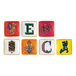 Versace Holiday Alphabet schotel 12 cm 7-pack, Versace