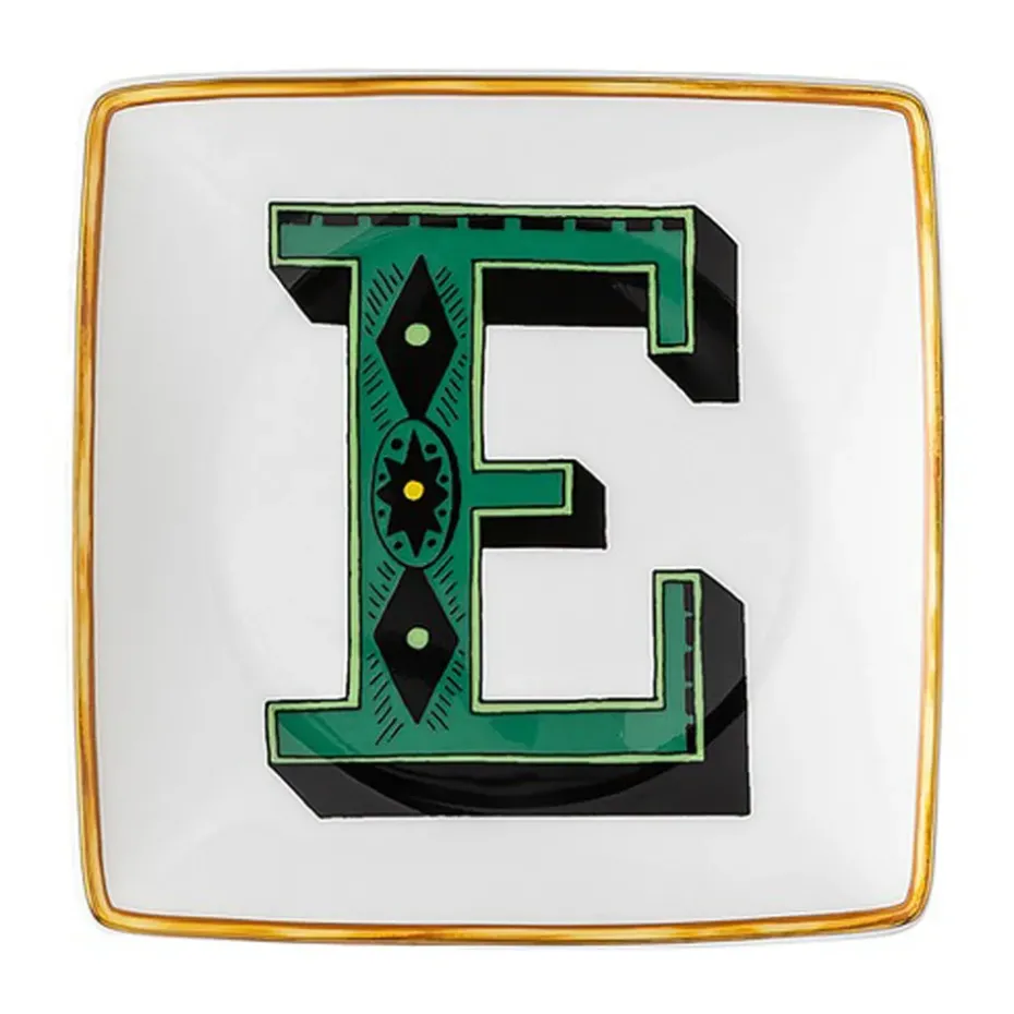 Versace Holiday Alphabet schotel 12 cm 7-pack, Versace