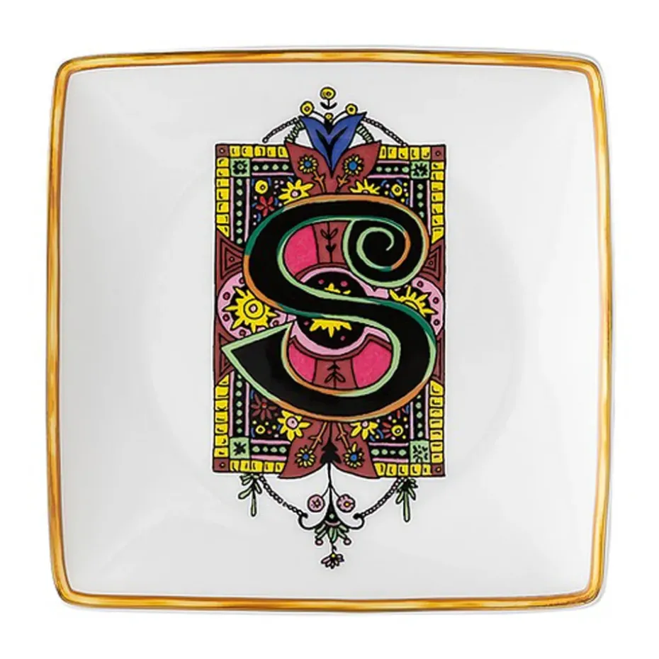 Versace Holiday Alphabet schotel 12 cm 7-pack, Versace