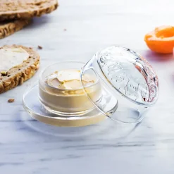 Versailles botervloot Ø10 cm, Transparant